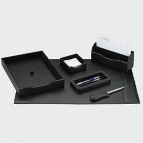 86-DSDB6 6pcs synthetic leather desk set